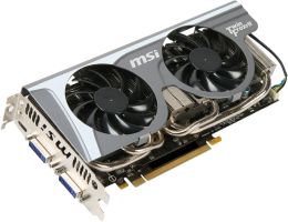 MSI GeForce GTX 560 Ti Twin Frozr II OC Edition - Rear