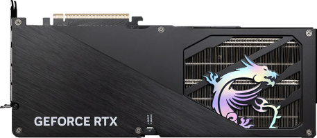 MSI GeForce RTX 5070 Ti GAMING TRIO OC PLUS - Rear