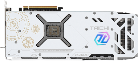 ASRock Radeon RX 7900 XTX Taichi White OC - Rear