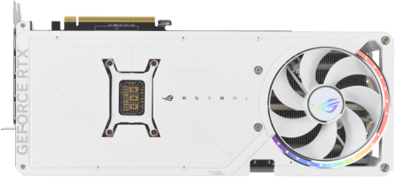 Asus ROG Astral GeForce RTX 5080 WHITE OC Edition - Rear