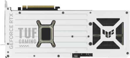 Asus TUF Gaming GeForce RTX 5070 Ti White OC Edition - Rear