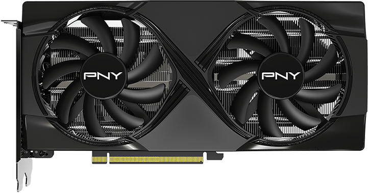 PNY GeForce RTX 5060 Ti Overclocked Dual Fan - Front