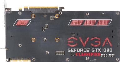 EVGA GeForce GTX 1080 Classified - Rear