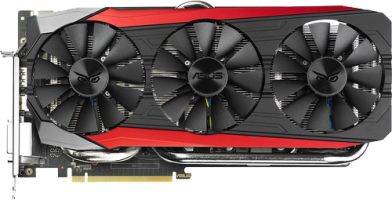 Asus STRIX GTX 980 Ti DirectCU III - Front