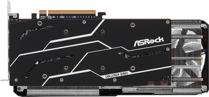 ASRock Radeon RX 6750 XT Challenger Pro OC - Rear