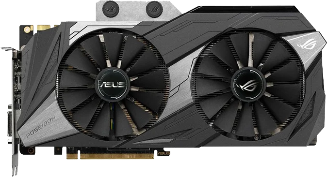Asus ROG Poseidon GTX 1080 Ti Platinum - Front