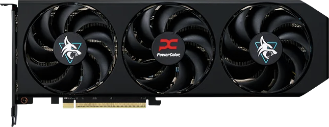 PowerColor Hellhound AMD Radeon RX 9060 XT - Front