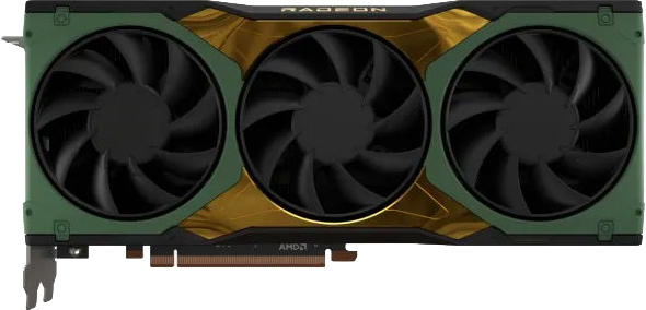AMD Radeon RX 6900 XT Halo Infinite Limited Edition - Front