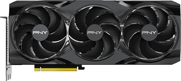 PNY GeForce RTX 5080 Triple Fan GPU - Front