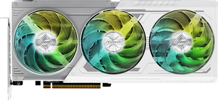 ASRock Radeon RX 9070 XT Steel Legend - Front