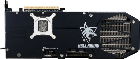 PowerColor Hellhound AMD Radeon RX 9070 XT - Rear