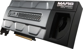 Asus ROG Mars GTX 295 - Front