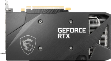 MSI GeForce RTX 3060 VENTUS 2X 8G - Rear