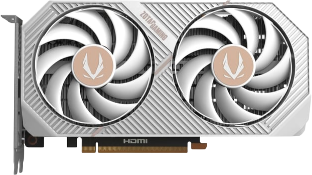 Zotac GeForce RTX 5050 Twin Edge OC White Edition - Front