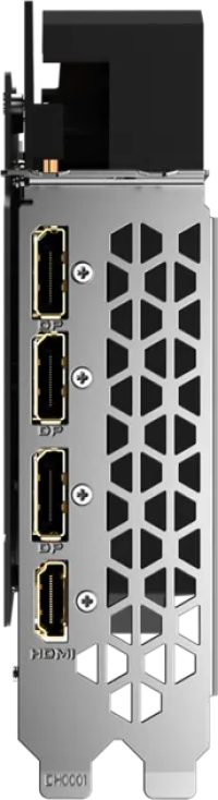 Gigabyte AORUS GeForce RTX 3090 Ti XTREME WATERFORCE - Outputs