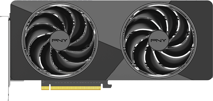 PNY GeForce RTX 5070 Slim Dual Fan - Front
