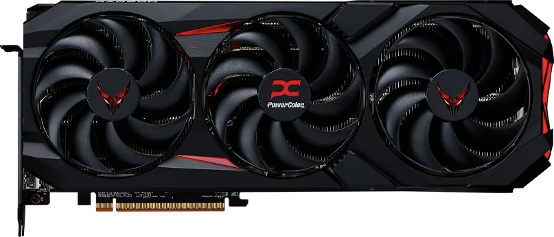 PowerColor Red Devil AMD Radeon RX 9070 XT Backplate Special Edition - Front