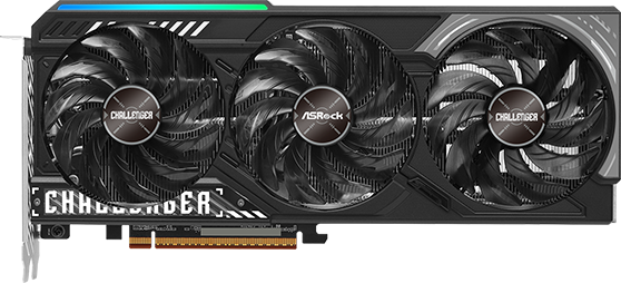 ASRock AMD Radeon RX 9070 Challenger - Front