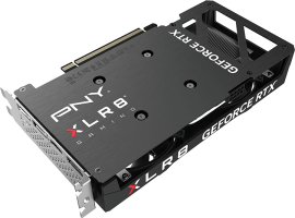 PNY GeForce RTX 4060 XLR8 Gaming VERTO Overclocked Dual Fan - Rear