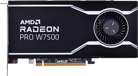 AMD Radeon Pro W7500 - Front