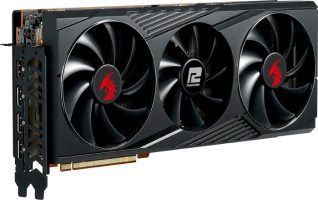 PowerColor Red Dragon AMD Radeon RX 6800 XT - Rear
