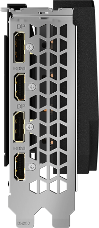 Gigabyte AORUS GeForce RTX 3060 Ti ELITE - Outputs