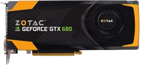 Zotac GeForce GTX 680 - Front