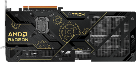 ASRock Radeon RX 9070 XT Taichi OC - Rear