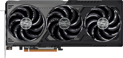 ASRock AMD Radeon RX 9070 GRE Steel Legend Dark OC - Front