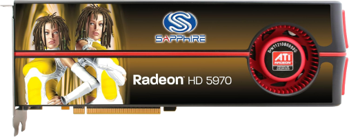 Sapphire Radeon HD 5970 OC - Front