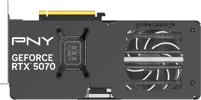 PNY GeForce RTX 5070 Slim Dual Fan - Rear