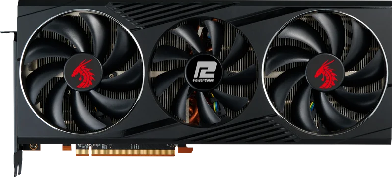 PowerColor Red Dragon AMD Radeon RX 6800 XT - Front