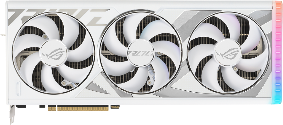 Asus ROG Strix GeForce RTX 4080 White OC Edition - Front