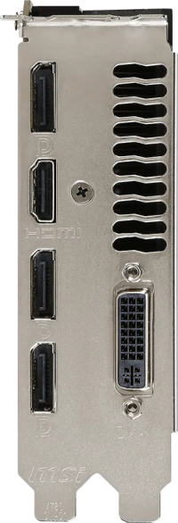 MSI GeForce GTX 960 2GD5 - Outputs