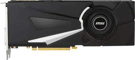 MSI GeForce GTX 1080 AERO OC - Front