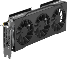 XFX Swift AMD Radeon RX 9070GRE Triple Fan Gaming Edition - Side