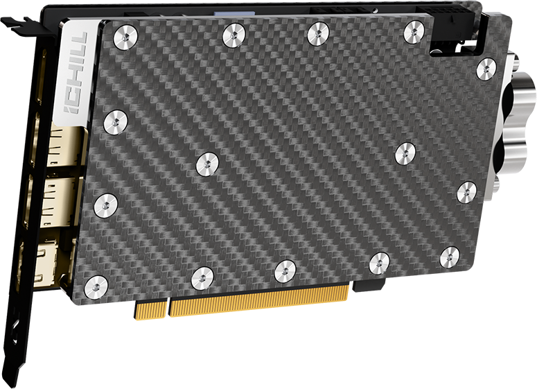 Inno3D GeForce RTX 5080 iCHILL FROSTBITE PRO - Front