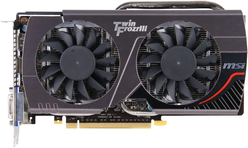 MSI GeForce GTX 660 Twin Frozr OC - Front