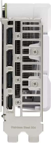 Asus Dual GeForce RTX 4060 EVO White - Outputs