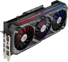 Asus ROG Strix GeForce RTX 3060 Ti V2 OC Edition - Side