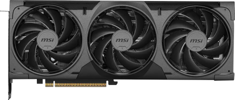 MSI GeForce RTX 5070 Ti VENTUS 3X OC BLACK - Front