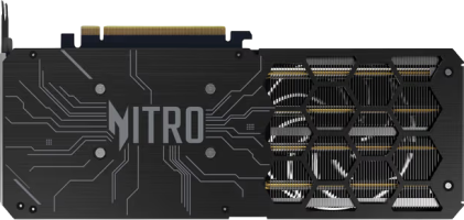 Acer Nitro Intel Arc B580 OC - Rear