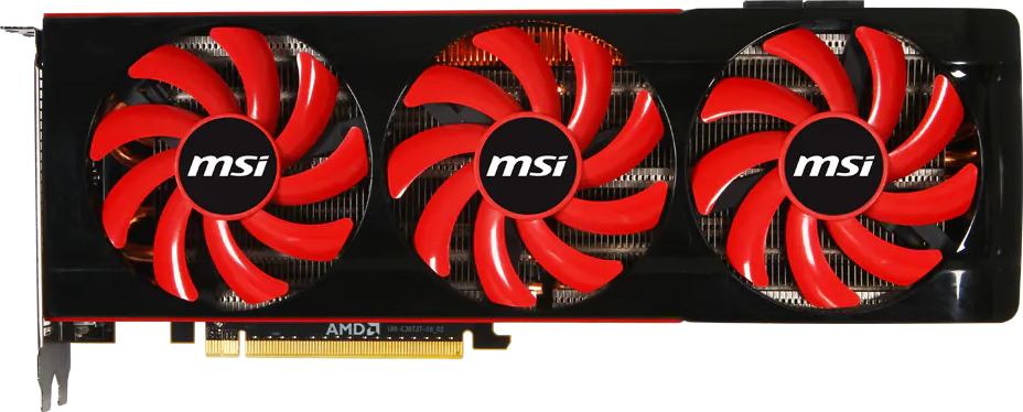 MSI Radeon HD 7990 - Front