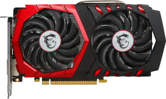 MSI GeForce GTX 1050 Ti GAMING X - Front