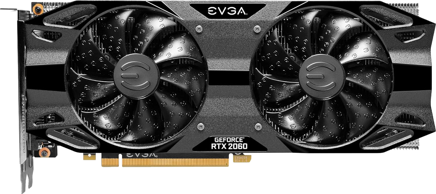 EVGA GeForce RTX 2060 12GB XC GAMING - Front