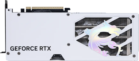 MSI GeForce RTX 5060 Ti GAMING TRIO WHITE - Rear