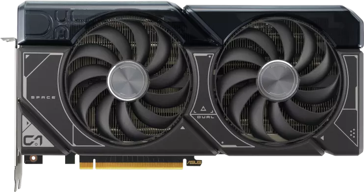 Asus Dual GeForce RTX 4070 Ti SUPER - Front