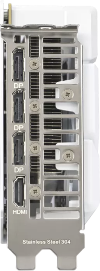 Asus Dual GeForce RTX 5060 Ti White OC Edition - Outputs