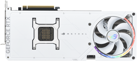 Asus ROG Astral GeForce RTX 5090 WHITE OC Edition - Rear