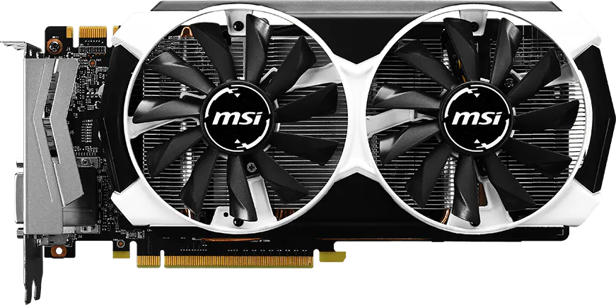 MSI GeForce GTX 960 Armor 2X OC - Front